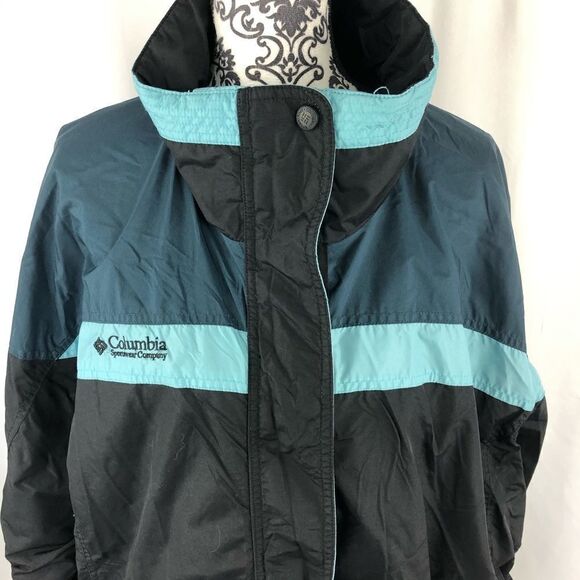 Vintage Columbia Colorblock Double Zip Ski Jacket - Picture 2 of 10